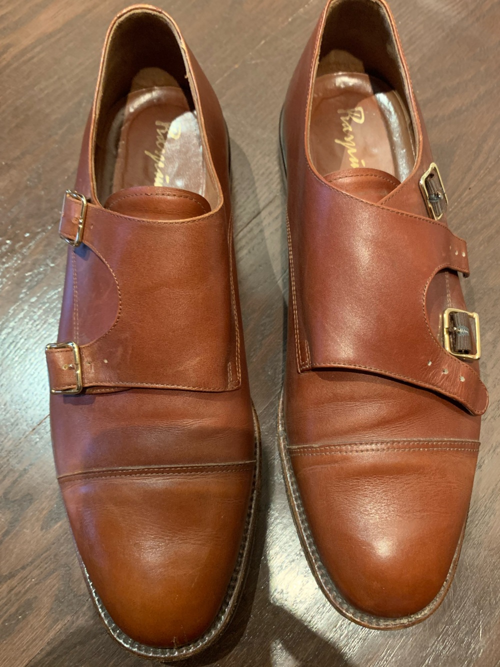 Raspini Florence Men's Double Monk Strap Loafers - Warm Brown